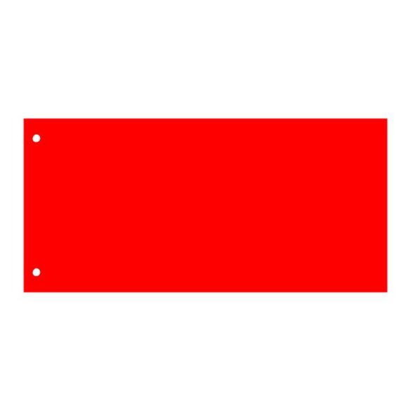 Elválasztócsík, karton, VICTORIA OFFICE, piros