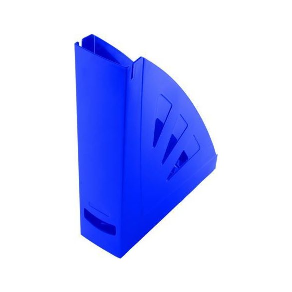 Iratpapucs, műanyag, 75 mm, VICTORIA, kék