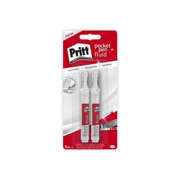 Hibajavító toll, 8 ml, bliszter, HENKEL "Pritt Pocket Pen"