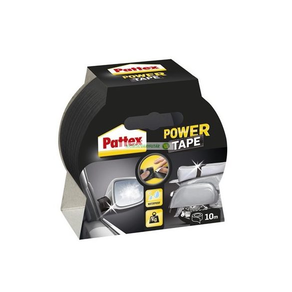 Ragasztószalag, 50 mm x 10 m, HENKEL "Pattex Power Tape", fekete