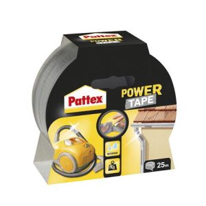 Ragasztószalag, 50 mm x 25 m, HENKEL "Pattex Power Tape", ezüst