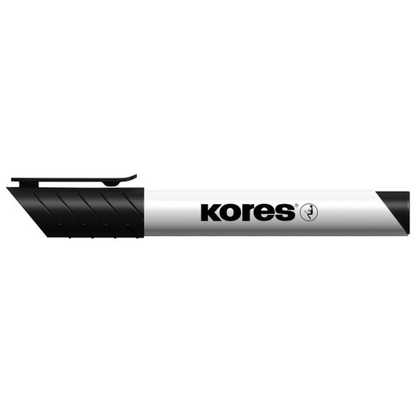 Tábla- és flipchart marker, 3 mm, kúpos, KORES "K-Marker XW1", fekete
