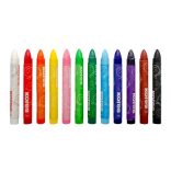 Zsírkréta, háromszögletű, KORES, 12 szín