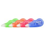 Hibajavító roller, 5 mm x 3 m, KORES "Mini", vegyes szín