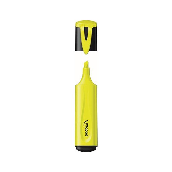 Szövegkiemelő, 1-5 mm, MAPED "Fluo Peps Classic", sárga