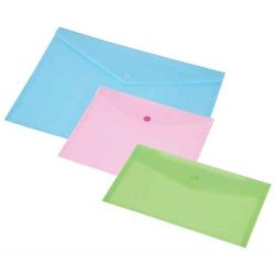   Irattartó tasak, A4, PP, patentos, 160 mikron, PANTA PLAST, pasztellzöld