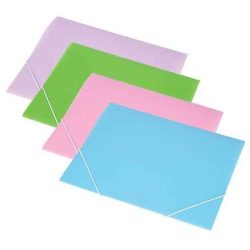  Gumis mappa, 15 mm, PP, A4, PANTA PLAST, pasztell rózsaszín