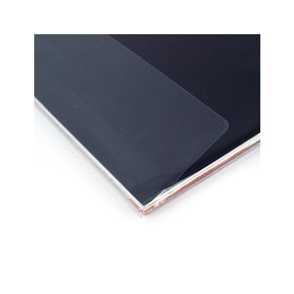 Genotherm, lefűzhető, oldalán hajtófüllel, A4, 150 mikron, víztiszta, VICTORIA OFFICE