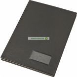 Aláírókönyv, A/4, 20 részes, karton, műbőr hatású borító, VICTORIA