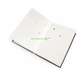 Aláírókönyv, A/4, 20 részes, karton, műbőr hatású borító, VICTORIA