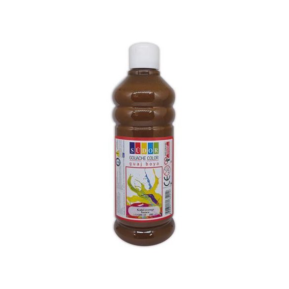 Tempera, 500 ml, Südor, barna