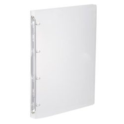   Gyűrűs könyv, 4 gyűrű, 25 mm, A4, PP, VIQUEL "Propyglass", víztiszta