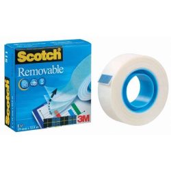   Ragasztószalag, 19 mm x 33 m, eltávolítható, 3M SCOTCH "Magic Tape 811"