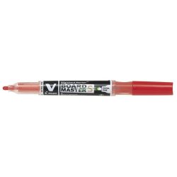   Táblamarker, 1,3 mm, EF, kúpos, PILOT "V-Board Master S", piros