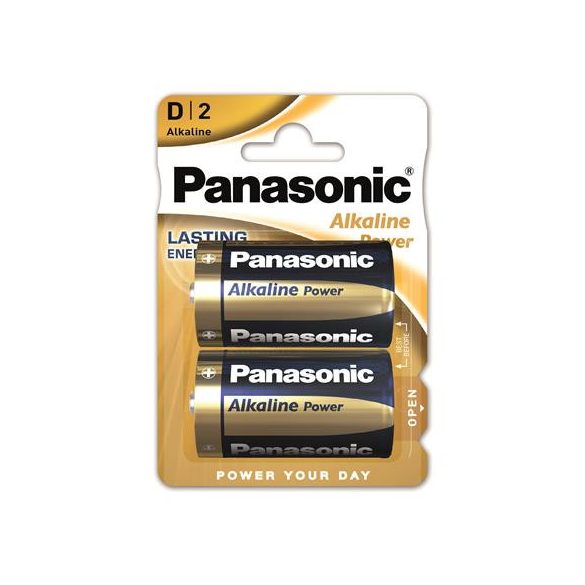 Elem, D góliát, 2 db, PANASONIC "Alkaline power"