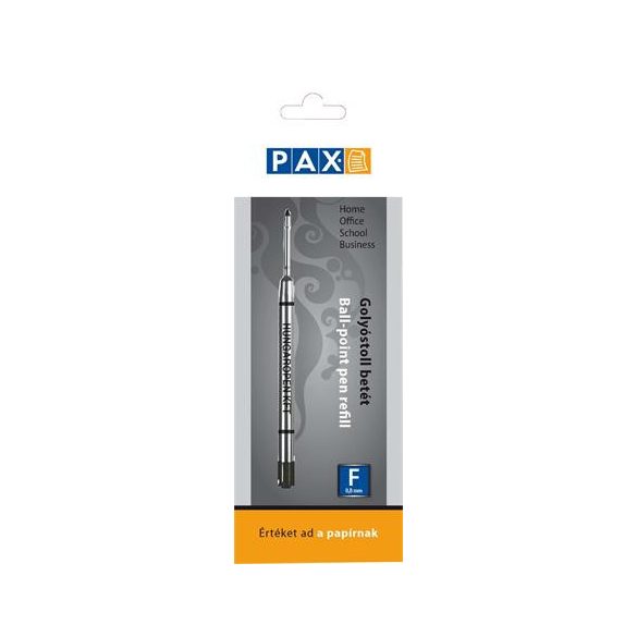 Golyóstollbetét, 0,8 mm, PAX, fekete
