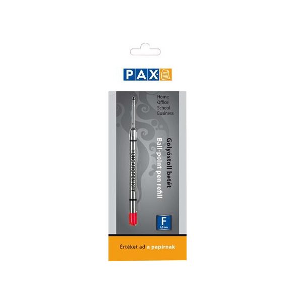 Golyóstollbetét, 0,8 mm, PAX, piros