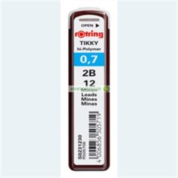 Grafitbél, 2B, 0,7 mm, ROTRING