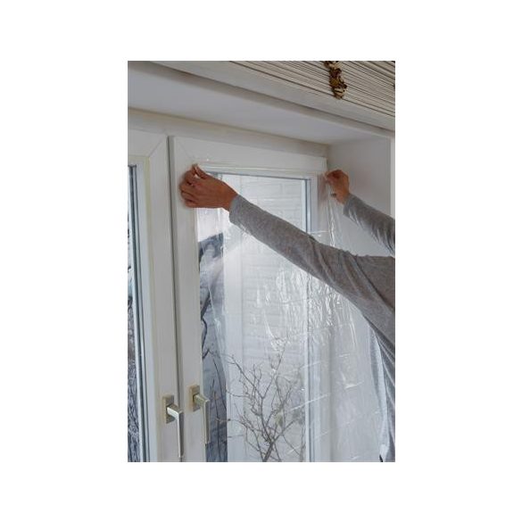 Ablakszigetelő fólia, 1,5 m x 1,7 m, TESA "tesamoll®"