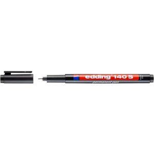 Alkoholos marker, OHP, 0,3 mm, EDDING "140 S", fekete