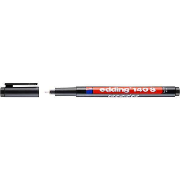 Alkoholos marker, OHP, 0,3 mm, EDDING "140 S", fekete