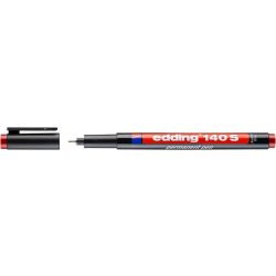   Alkoholos marker, OHP, 0,3 mm, EDDING "140 S", piros
