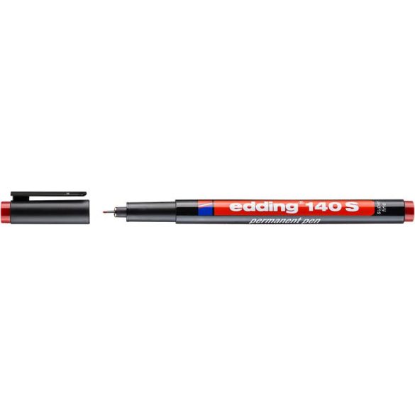 Alkoholos marker, OHP, 0,3 mm, EDDING "140 S", piros