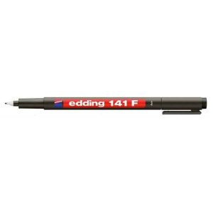 Alkoholos marker, OHP, 0,6 mm, EDDING "141 F", fekete