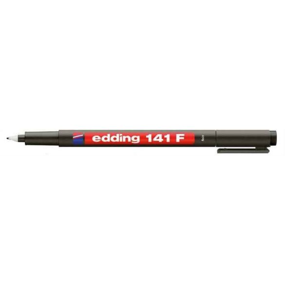 Alkoholos marker, OHP, 0,6 mm, EDDING "141 F", fekete