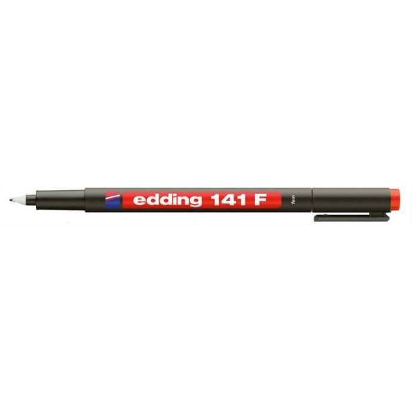 Alkoholos marker, OHP, 0,6 mm, EDDING "141 F", piros