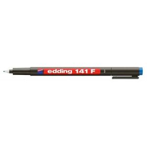 Alkoholos marker, OHP, 0,6 mm, EDDING "141 F", kék
