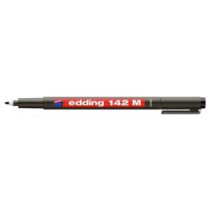 Alkoholos marker, OHP, 1 mm, EDDING "142 M", fekete