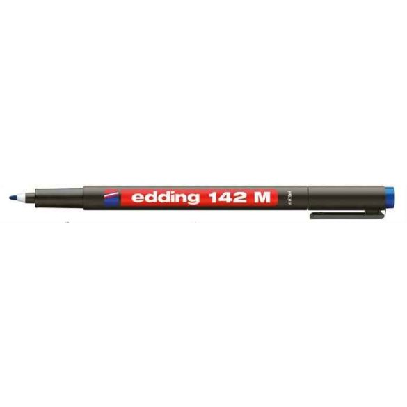 Alkoholos marker, OHP, 1 mm, EDDING "142 M", kék