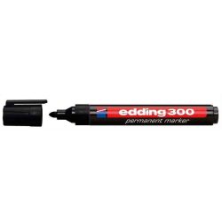   Alkoholos marker, 1,5-3 mm, kúpos, EDDING "300", fekete