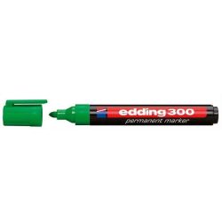   Alkoholos marker, 1,5-3 mm, kúpos, EDDING "300", zöld