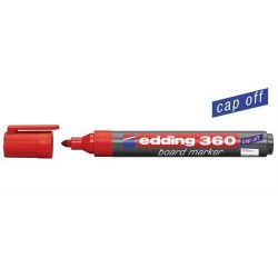   Táblamarker, 1,5-3 mm, kúpos, EDDING "360", piros