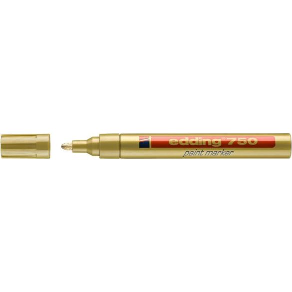 Lakkmarker, 2-4 mm, EDDING "750", arany