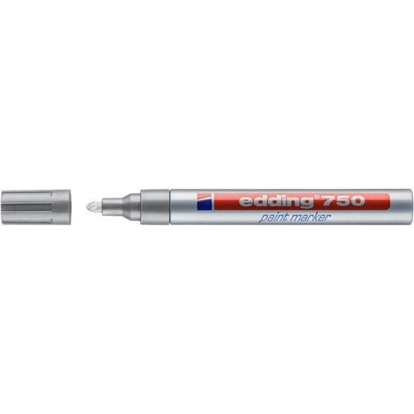 Lakkmarker, 2-4 mm, EDDING "750", ezüst