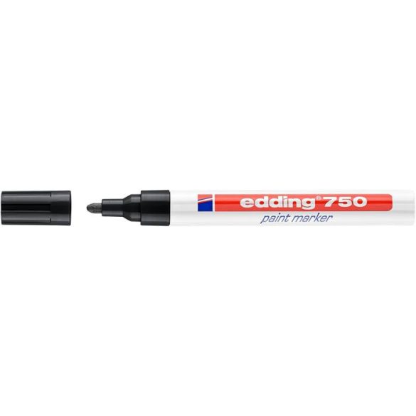 Lakkmarker, 2-4 mm, EDDING "750", fekete