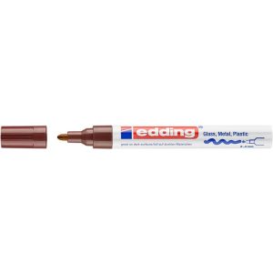 Lakkmarker, 2-4 mm, EDDING "750", barna