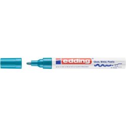 Lakkmarker, 2-4 mm, EDDING "750", világoskék