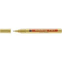 Lakkmarker, 1-2 mm, EDDING "751", arany