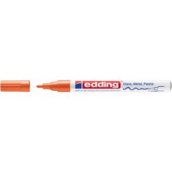 Lakkmarker, 1-2 mm, EDDING "751", narancssárga