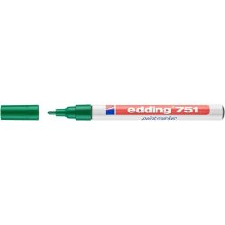 Lakkmarker, 1-2 mm, EDDING "751", zöld