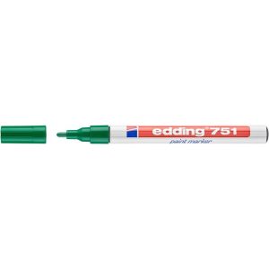 Lakkmarker, 1-2 mm, EDDING "751", zöld