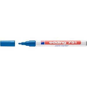 Lakkmarker, 1-2 mm, EDDING "751", sötétkék