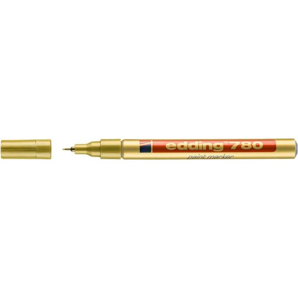 Lakkmarker, 0,8 mm, EDDING "780", arany