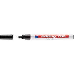 Lakkmarker, 0,8 mm, EDDING "780", fekete