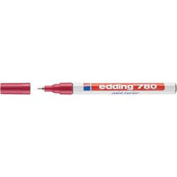 Lakkmarker, 0,8 mm, EDDING "780", piros