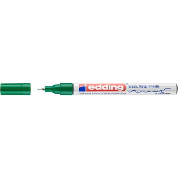 Lakkmarker, 0,8 mm, EDDING "780", zöld